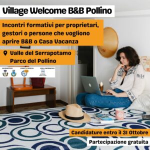 Scopri di più sull'articolo Altra importantissima attività nella Via del Miskiglio:  arriva il Village Welcome B&B Pollino!